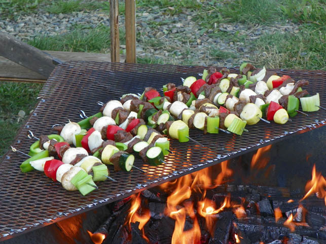 Skewers on the Pyramid